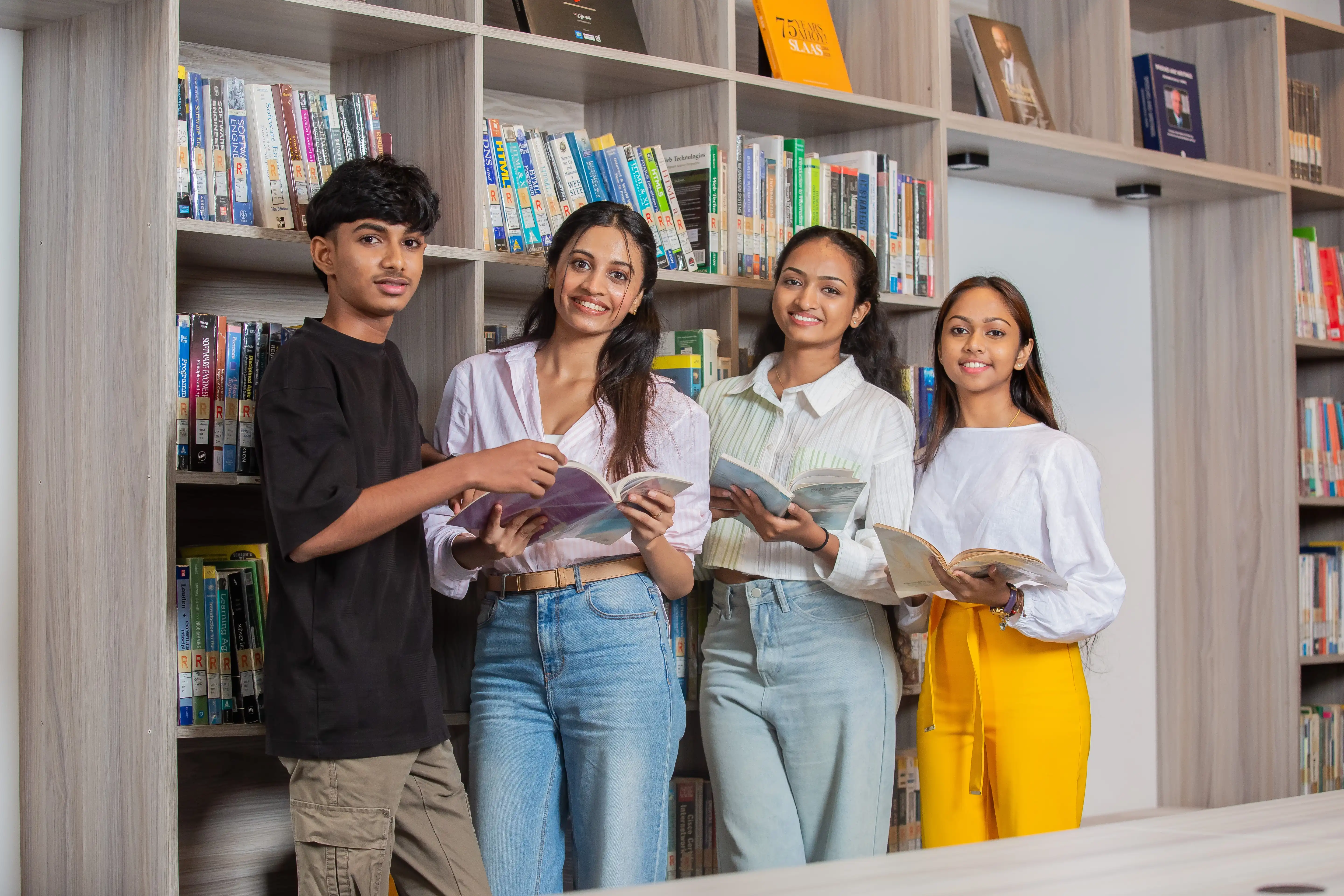 IIT PDU students in a modern learning environment